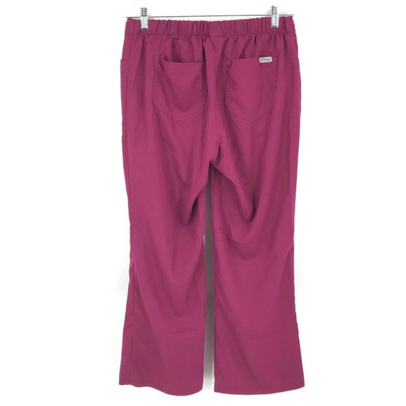 Barco Greys Anatomy Womens Scrub Pants Medium Purple Pull On Bottoms Pockets - Picture 2 of 15